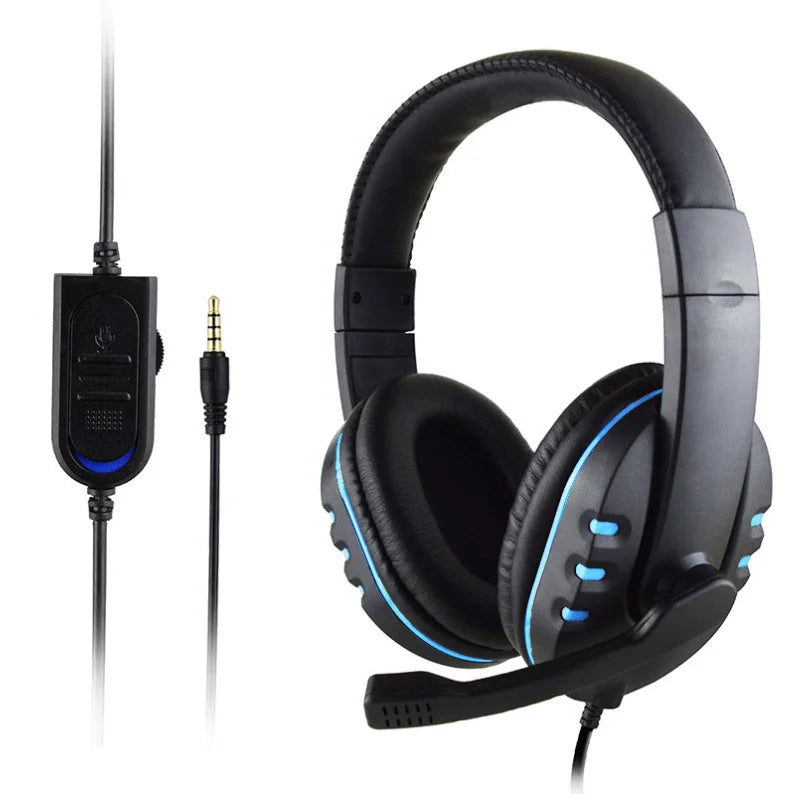 Headset com Microfone para PS4, PC e Celular - Com fio/P2