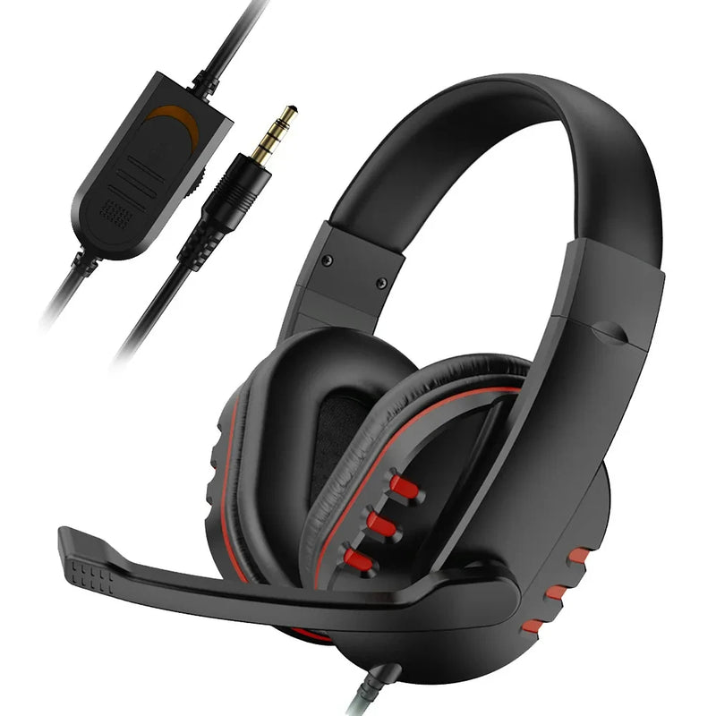 Headset com Microfone para PS4, PC e Celular - Com fio/P2