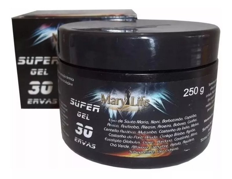 Combo Super Gel e Bisnaga Gel 30 Ervas