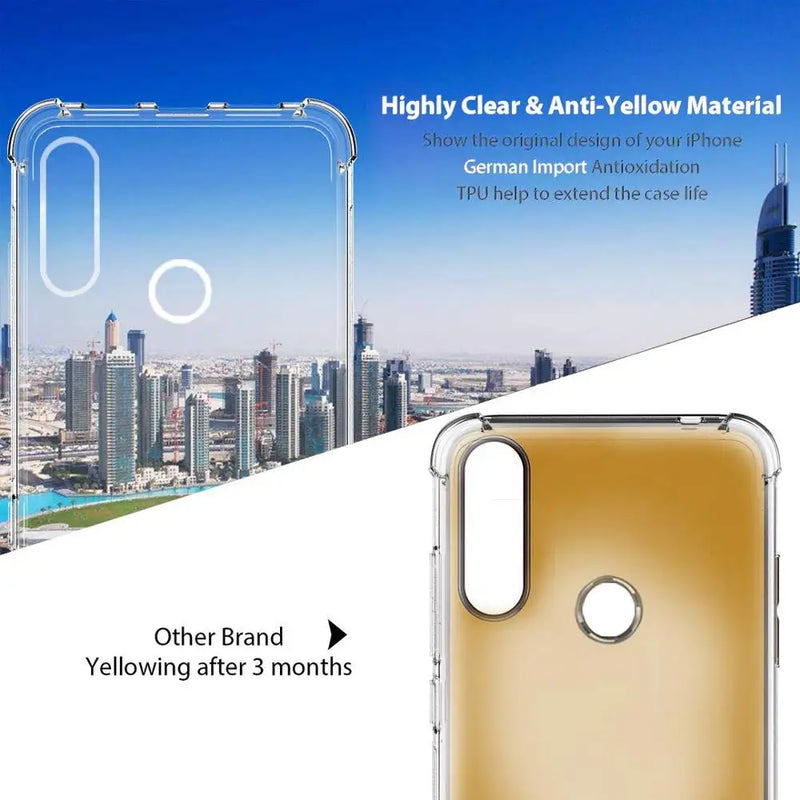 Capa de silicone transparente para motorola - Moto g8 ao One Vision