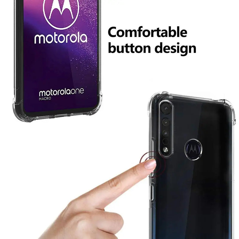 Capa de silicone transparente para motorola - Moto g8 ao One Vision