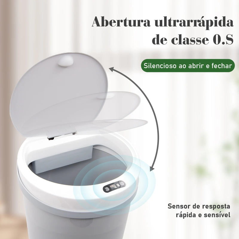 Lixeira com Sensor de Toque Automático