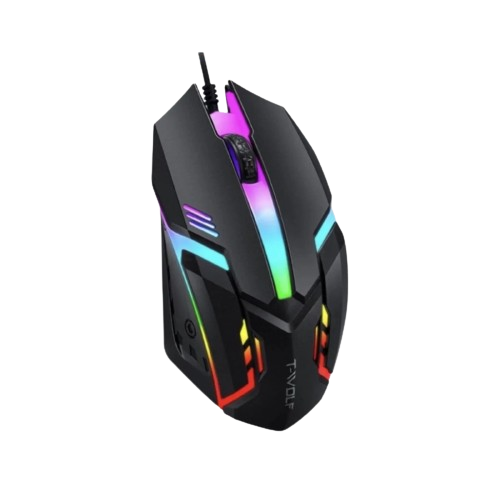 Mouse Gamer ALFA Usb 3200dpi Led Rgb Com Fio - JX-M20