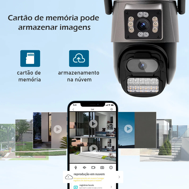 Câmera de Segurança - Icsee - Wifi, à prova d'água 4K Ultra HD