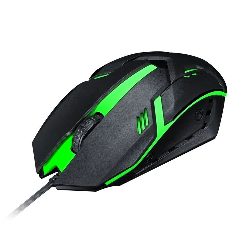 Mouse Gamer ALFA Usb 3200dpi Led Rgb Com Fio - JX-M20