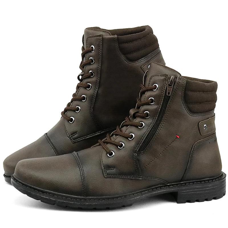 Bota Adventure Casual Treated com Zíper Lateral